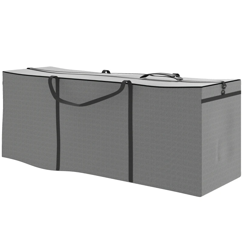 Torba na poduszki ogrodowe, pokrowiec, jasnoszara