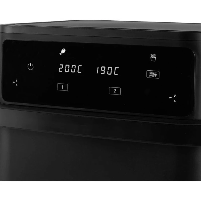 Friteuse sans huile HKoeNIG - FRY960 - Capacité 10L convertible 2 x 5L - 8 programmes de cuisson - 2400W