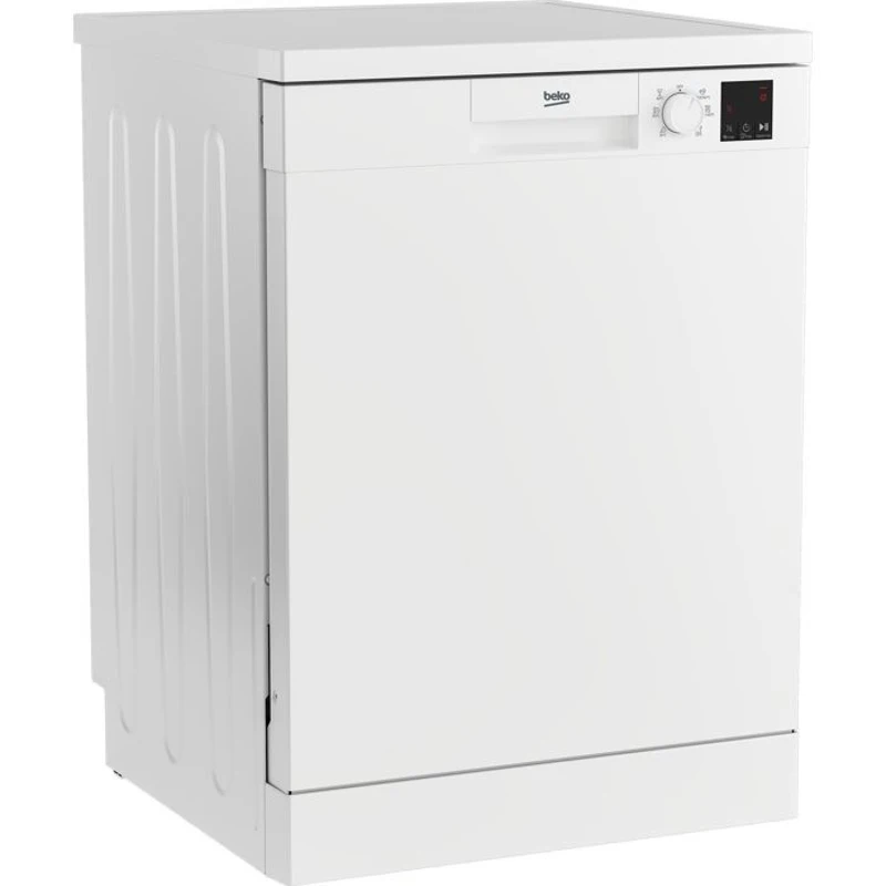Lave-vaisselle pose libre BEKO DVN06430W b100 - 14 couverts - L60cm - 47 dB - Classe D - Blanc
