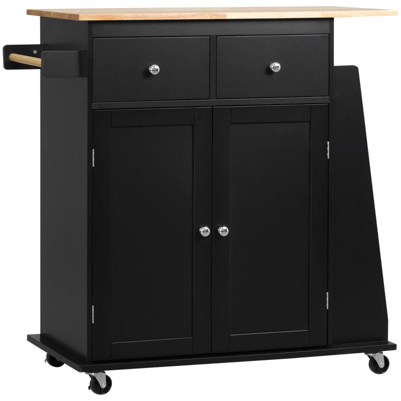SoBuy îlot De Cuisine Desserte Sur Roulettes Avec Plans De Travail Rabattable Grande Armoire De Rangement Fkw71 Hg 89810970