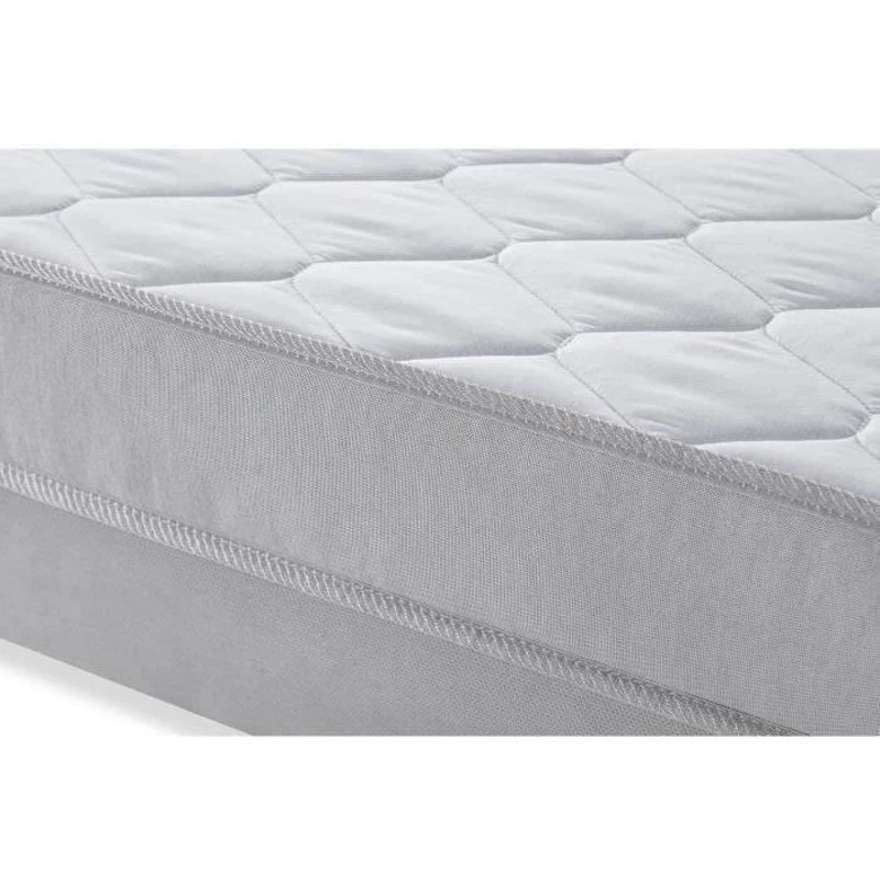 Ensemble Matelas 140x190 cm + Sommier - Mousse - 5 zones - 15 cm - Ferme - DEKO DREAM Airflex