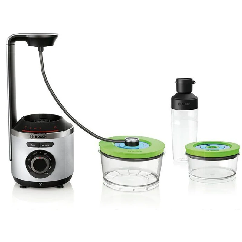 Blender sous vide 2-en-1 - BOSCH - VitaPower Série 8 MMBV625M - 1000 W - Inox / Noir