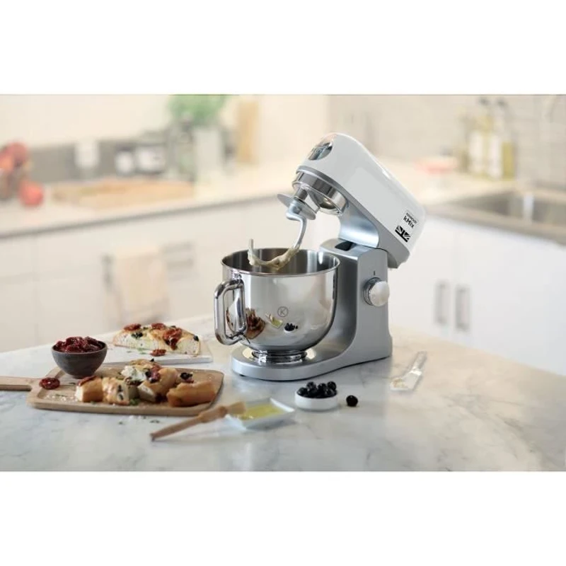 Robot pâtissier kMix KENWOOD KMX750WH - Blanc - 1000 W - Bol acier inoxydable 5 L