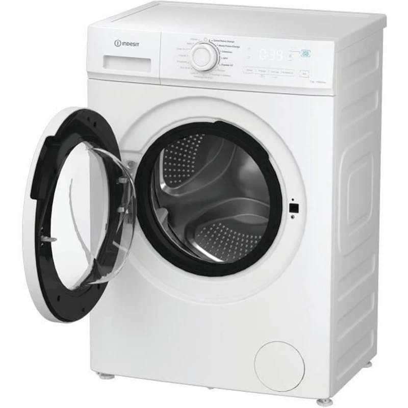 Lave-linge hublot INDESIT IMA762MYTIMEFR - 7 kg - Induction - 1200 trs/min - Push&Go - Classe A - Blanc