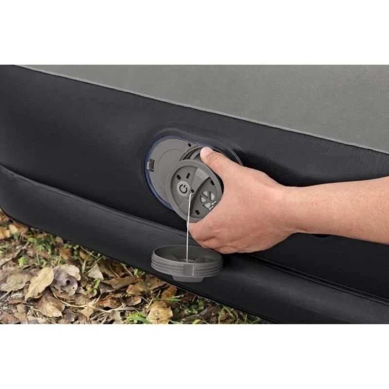 Matelas gonflable - BESTWAY - 671BT - Tritech Twin - 1 personne, pompe USB intégrée, 1,91 m x 97 cm x 36 cm