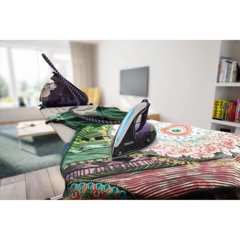 Centrale Vapeur - PHILIPS - GC9650/80 - PerfectCare Elite - 7.5 bars - 1.8L - Noir/Brun