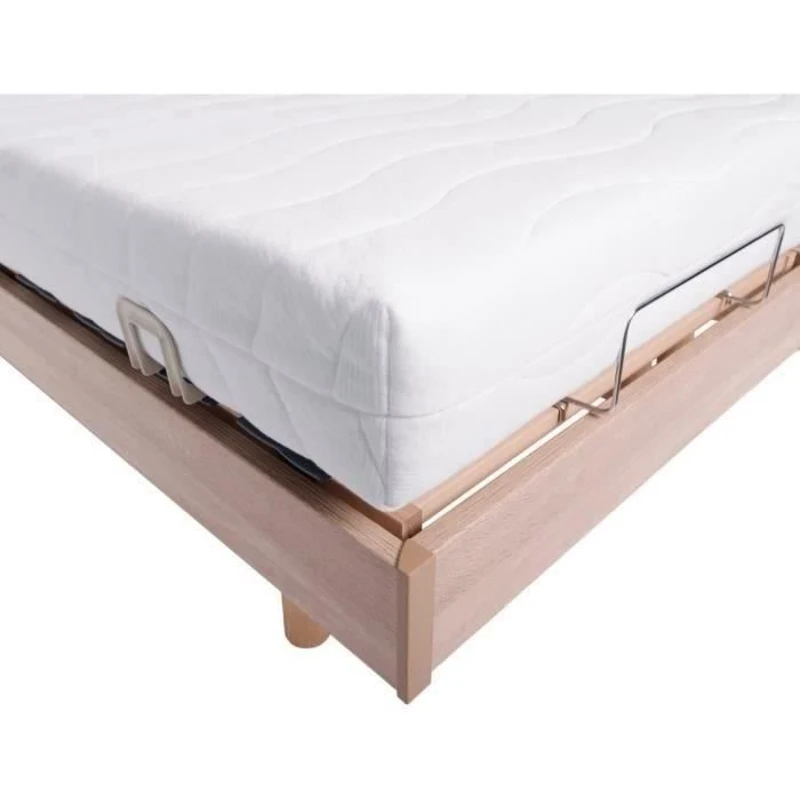 Ensemble relaxation matelas + sommier électrique 140x190cm - Mousse - Ferme - TALCA Fabrication française