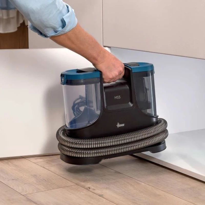Nettoyeur Détacheur Shampouineuse HOOVER HS500 - Lave et Seche Tapis,Moquette, Canapé, Tissus, Sieges Voiture - Puissant 400W