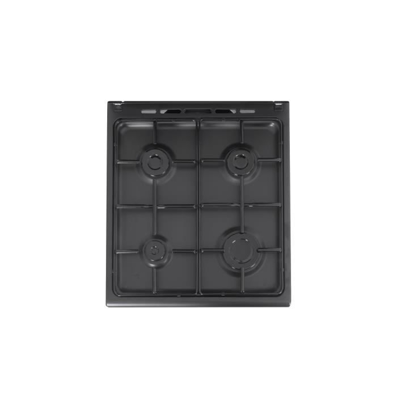 Cuisiniere gaz OCEANIC OCEACG50GB - 4 feux - L49,8 xP61 xH 86 cm - Noir