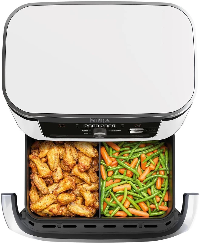 Friteuse sans huile NINJA - Foodi Flex AF500EUWH - Capacité 10,4L - 7 programmes de cuisson - Blanc - 2470W