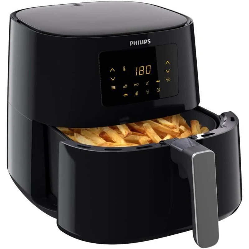 Friteuse sans huile - PHILIPS - HD9270/70 - Airfryer Série 3000 6.2L - 13 modes de cuisson - interface digitale - 1500W - Noir