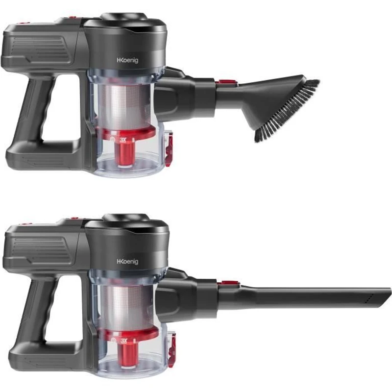 Aspirateur balai 2 en 1 sans fil PowerClean - H.KoeNIG - UP600 - 3 vitesses - Puissance 155W