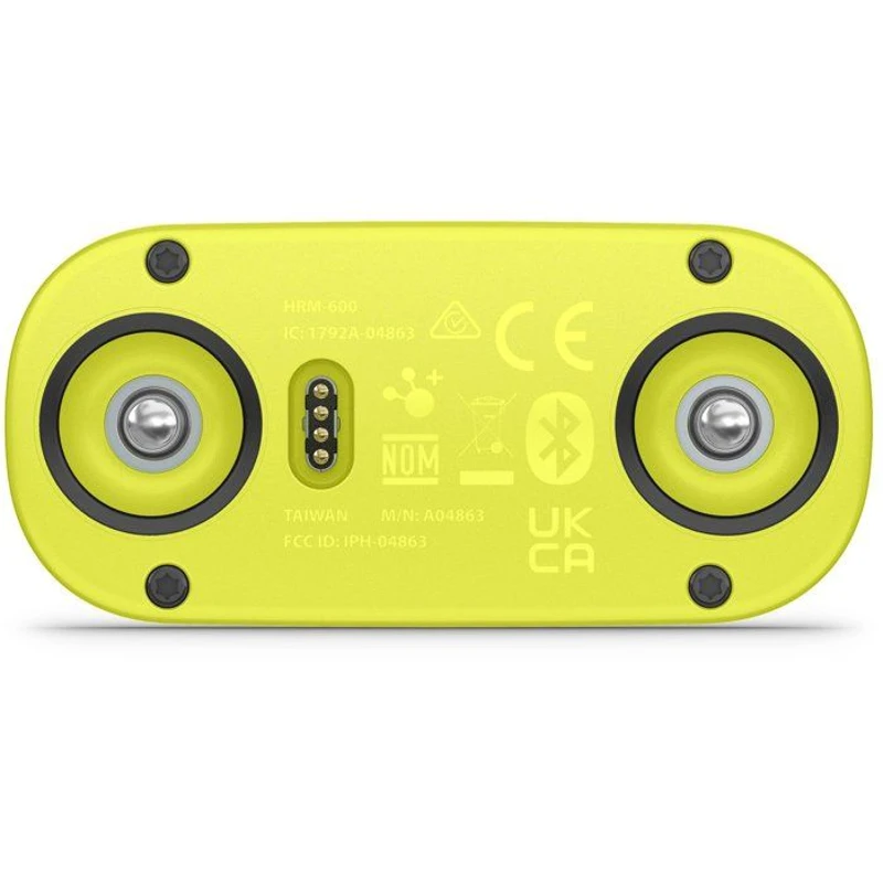 Moniteur de fréquence cardiaque - GARMIN - HRM 600 - XS-S - Jusqu'a 2 mois d'autonomie - Batterie rechargeable - Transmission 3 m