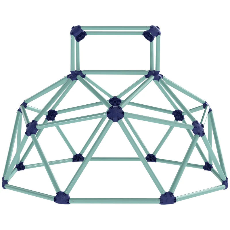 AIYAPLAY Cúpula de escalada Ø182,5cm resistente a los rayos UV, impermeable, cúpula de escalada para niños hasta 90 kg, para 3-8 años, plástico, azul