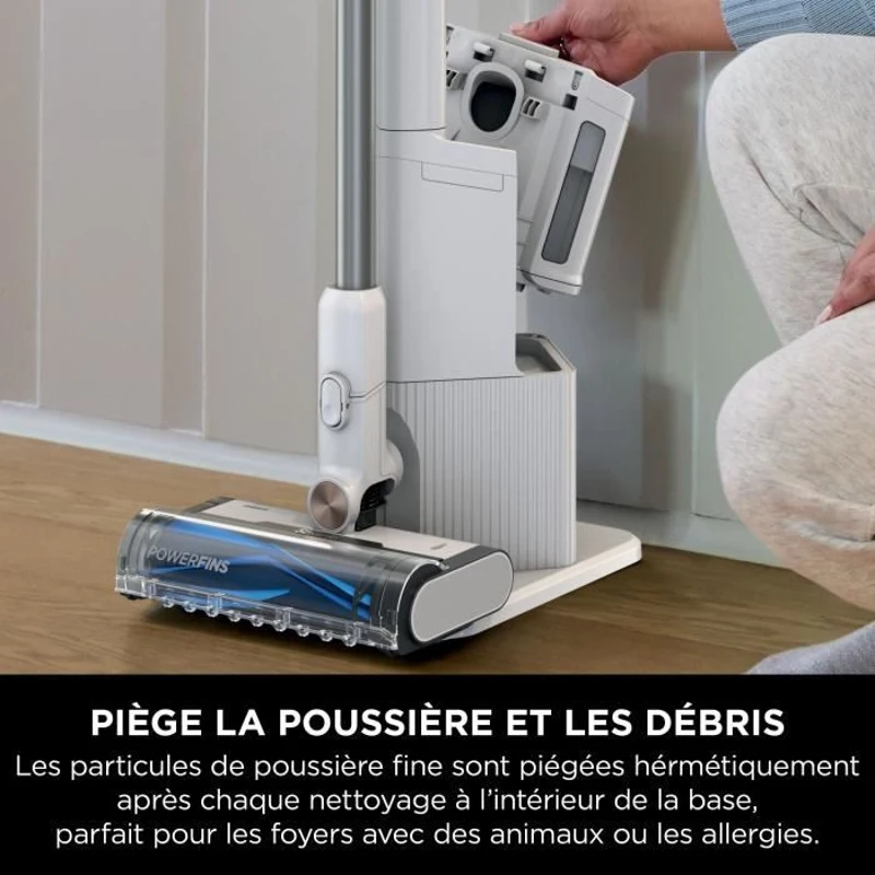 SHARK BU3521EU - Aspirateur Balai sans fil - 181 W - Vidage automatique - 3 modes d'aspiration