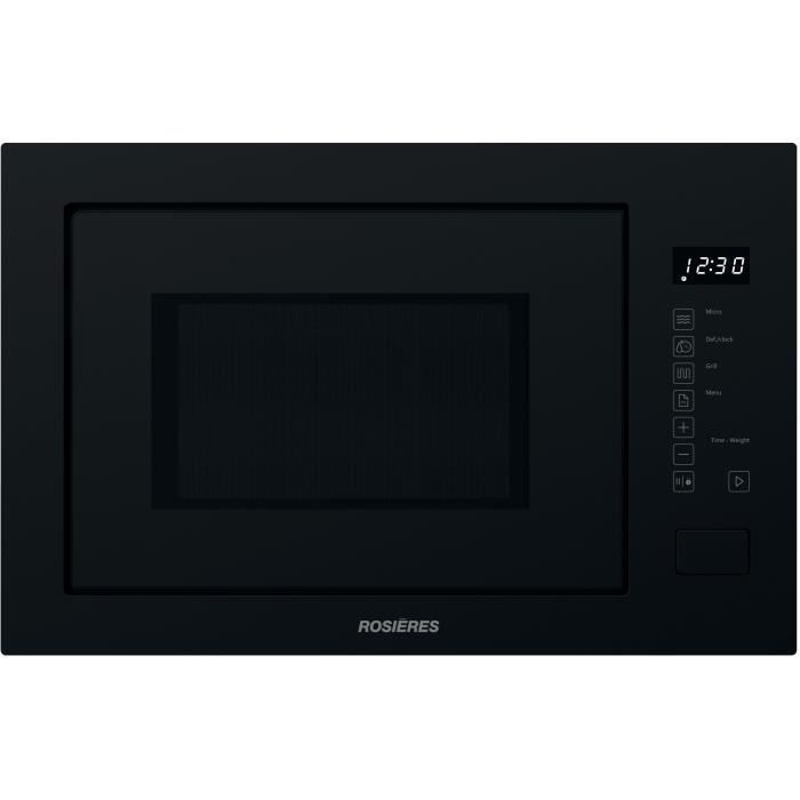 Micro-ondes encastrable - ROSIERES - RO38FL7N25LWB - Noir - 28 L - 59,5 x 36,8 x 38,5 cm