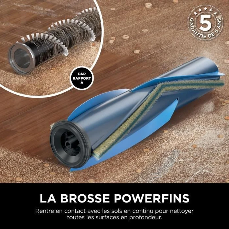 SHARK PowerPro IZ380EU - Aspirateur Balai sans fil - Léger et Flexible - Technologie FloorDetect - Anti-emmelement