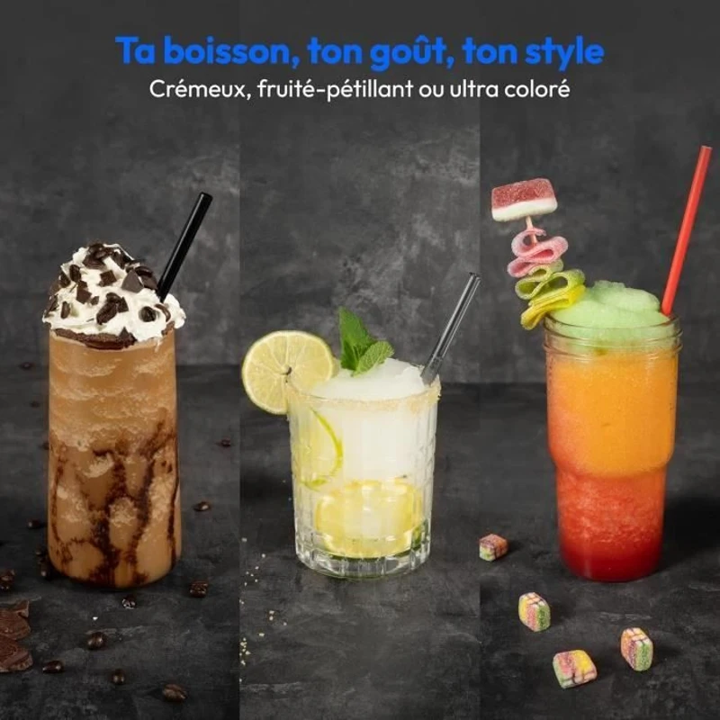 Machine a boissons glacées et granitées MEDION - MD12090 - Capacité 2,6L - 5 programmes - 200W