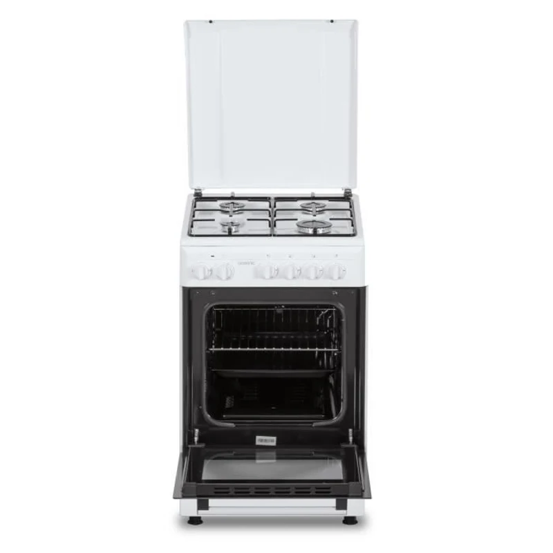 Cuisiniere gaz OCEANIC OCEACG50GW - 4 feux - L49,8 xP61 xH 86 cm - Blanc