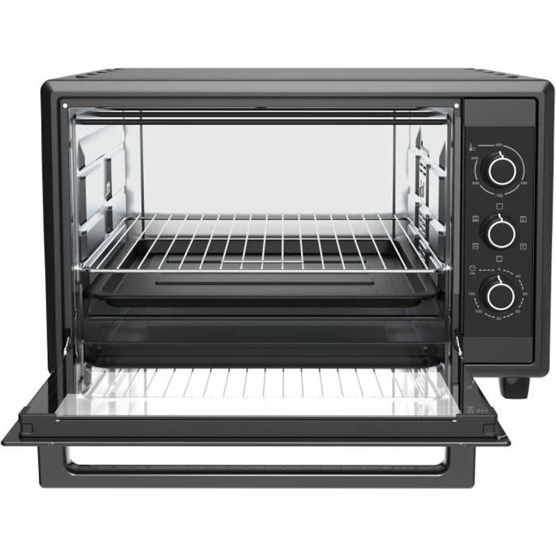 BRANDT Four multifonction 55L 2200 Watts tournebroche FC55MUBSL noir