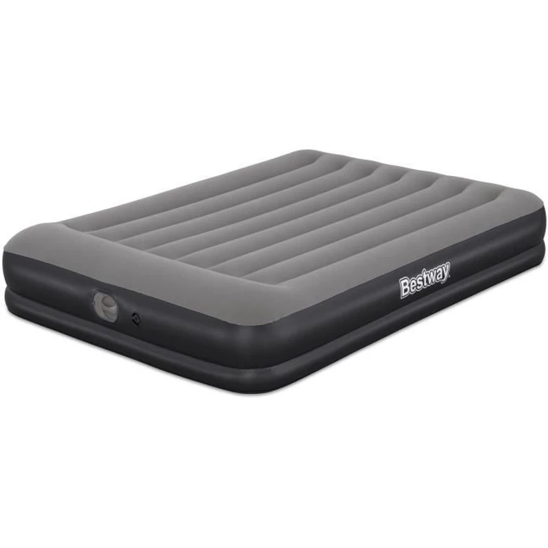 Matelas gonflable - BESTWAY - 671BU - Tritech Queen - 2 places, pompe USB intégrée, 2,03 m x 1,52 m x 36 cm