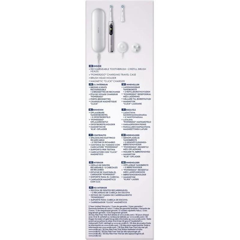 Brosses a dents - ORAL-B - iO9s Series - Rose Quartz (+1 refills) - Electrique