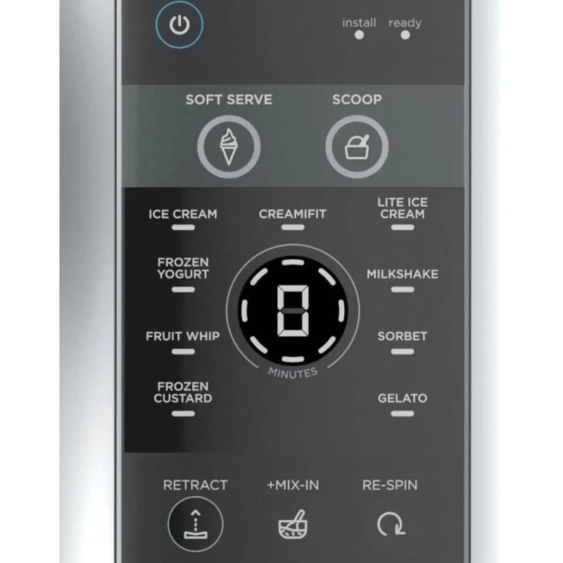 Machine a glaces NINJA - Creami Swirl NC701EU - Capacité 480ml - 13 programmes dont glaces a l'italienne - 2 pots inclus