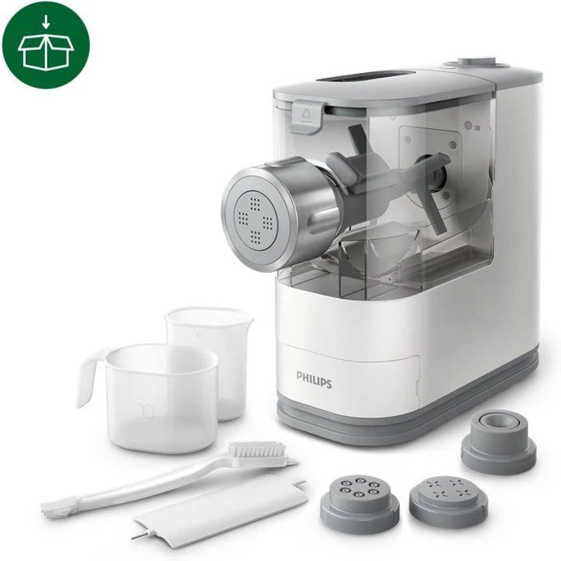 Machine a pâtes - PHILIPS - HR2345/19 - Série 5000 - 4 formes de disques - 150W - Blanc