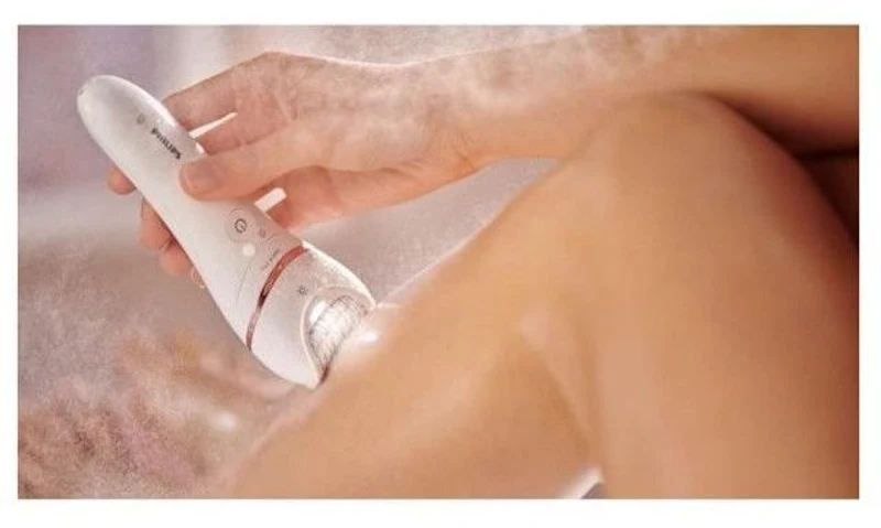 Épilateur électrique - Philips - BRE770/92 - 9 accessoires - 2 vitesses - Tete lavable