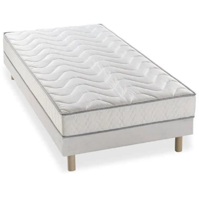 Ensemble matelas + sommier UNELMA 90 x 190 - 5 zones et mémoire de forme - 16 cm - DEKO DREAM