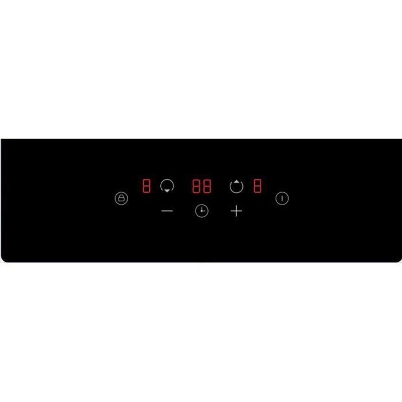 OCEANIC Domino induction noir encastrable - 3500W - 2 Boosters