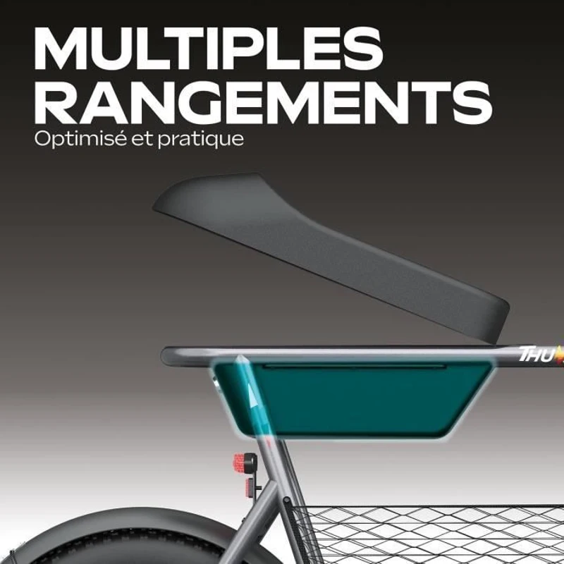 Draisienne électrique - URBANGLIDE - Thunder 160 - 400W - 16 - Adulte - Pliable - Gris