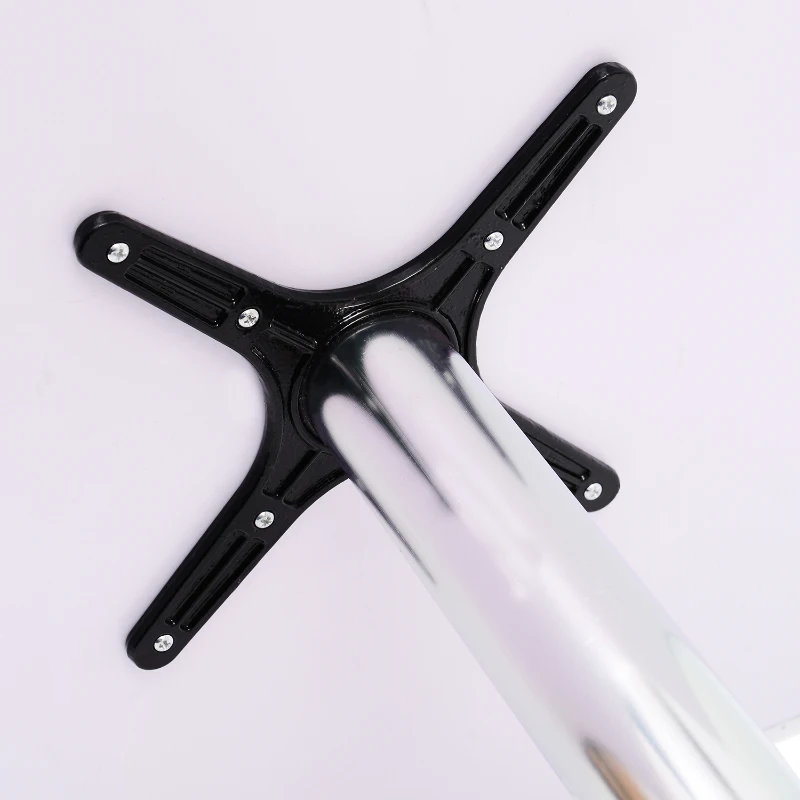 HOMCOM Table de Bar Table de Cuisine Salle à Manger Mange-debout Hauteur réglable Plateau INOX