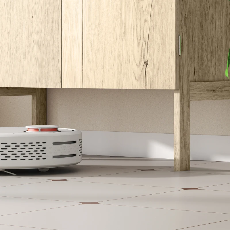 HOMCOM Meuble salle de bain sous lavabo - meuble sous-vasque - placard 2 portes avec étagère - dim. 60L x 30l x 70H cm - MDF imitation bois gris