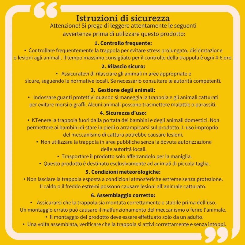 Outsunny Gabbia Trappola per Animali Piccoli con Una Porta e Maniglia, 100x25x28cm cm, Verde Scuro