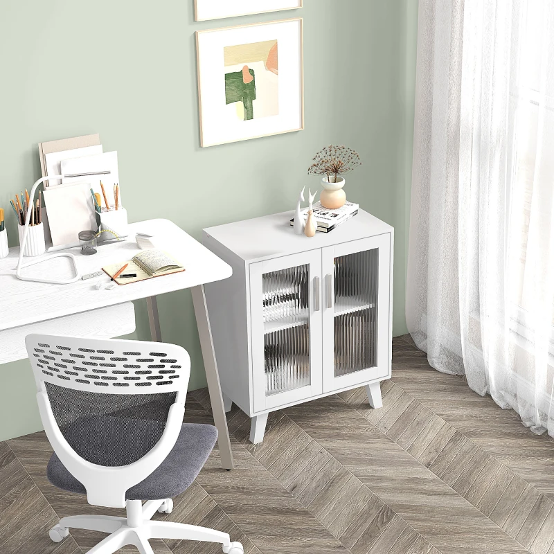 Homcom Dulap Depozitare Modern cu 2 Usi Duble