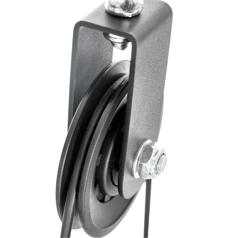 SPORTNOW Sistema de Polea de Cable de Peso para Gimnasio para Tracción LAT Rizo de Bíceps Tríceps Brazo Hombros y Espalda