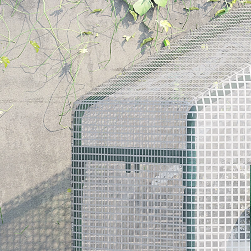 Outsunny Estufa de Jardim com 4 Prateleiras e Cobertura de PE Estufa de Aço para Cultivo de Plantas Flores 70x50x160cm Branco