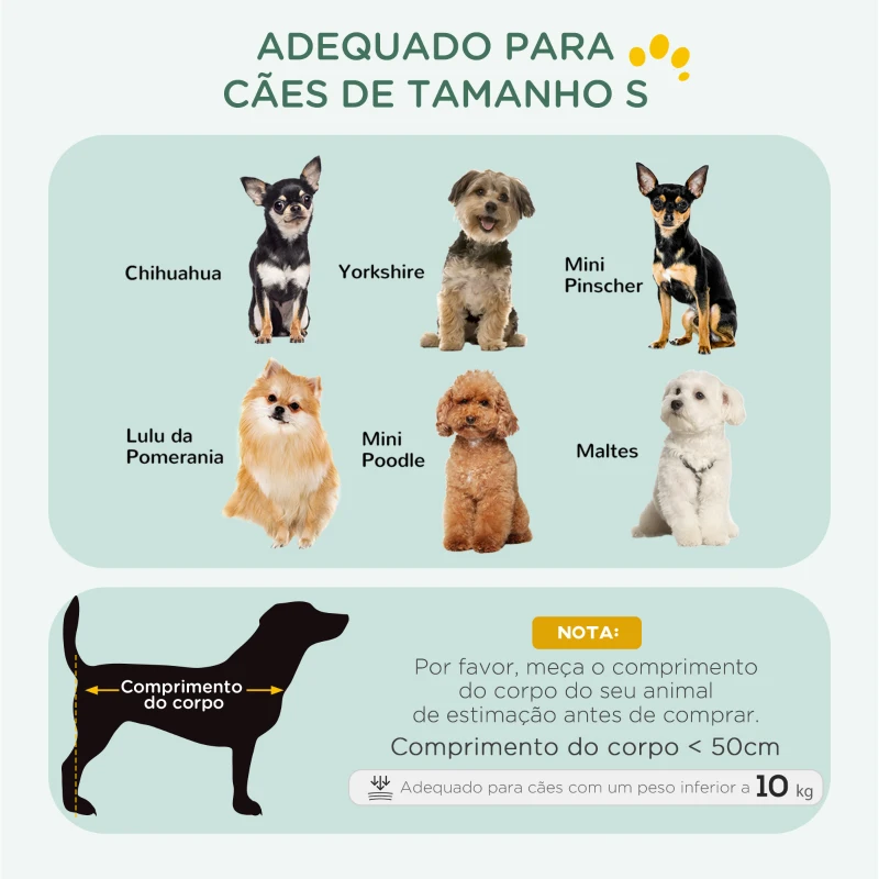 PawHut Gaiola Dobrável para Cães Pequenos com Almofada Portas Bandeja Removível e Estrutura Metálica 75x48,5x53 cm Preto e Bege