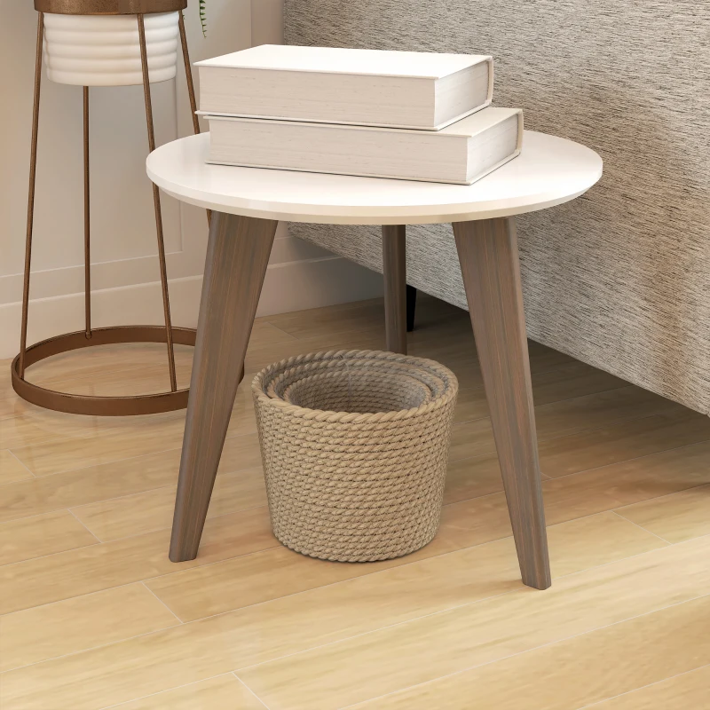 Outsunny Seagrass Planters Set of 3 Plant Pots for Indoor Outdoor Patio Balcony Natural