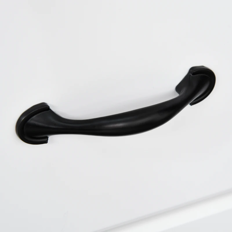 HOMCOM Modern Kitchen Cupboard, Wooden Storage Cabinet, Tableware Organizer with 2 Drawers for Living & Dining Room, White