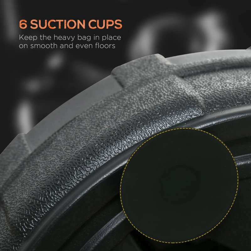 SPORTNOW Minge de Box de Podea Bază Umplută Înălțime Reglabilă 145-180 cm