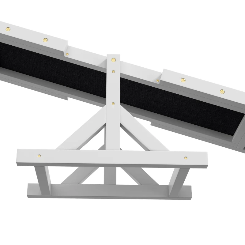 PawHut Balansă pentru Agility, antiderapantă, suportă până la 50 kg, 180 x 30 x 30 cm