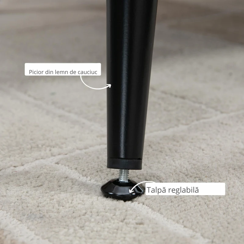 Homcom Canapea Catifea Verde 132 cm – Tapitata, Moderna & Compacta