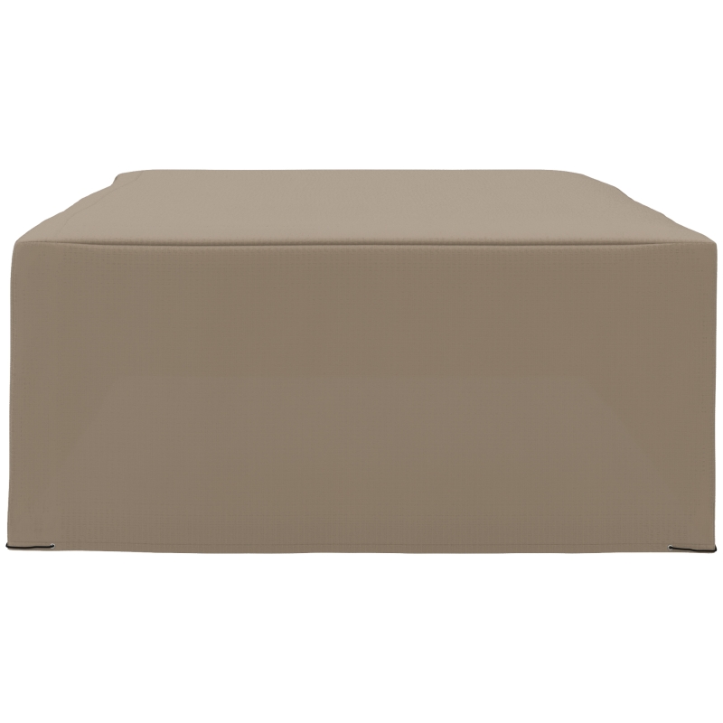 Outsunny Funda para muebles de jardín resistente al invierno, impermeable, cobertura de tejido Oxford 275 x 205 x 90 cm beige