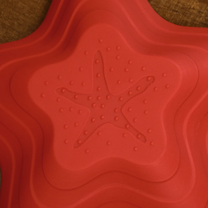 ZONEKIZ Set de pietre de călcat pentru copii de la 3 ani, 11 pietre, antiderapante, până la 80 kg, design stea de mare