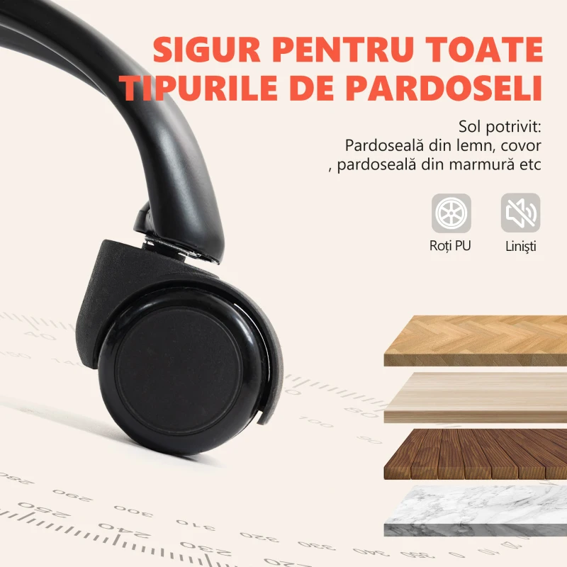 HOMCOM Scaun de Birou cu Masaj la 6 Puncte și Funcție de Încălzire, Reglabil 135° din Piele PU cu Suport pentru Picioare, Brațe Tapițate, Înălțime Reglabilă, Spătar Înalt, Gri Deschis