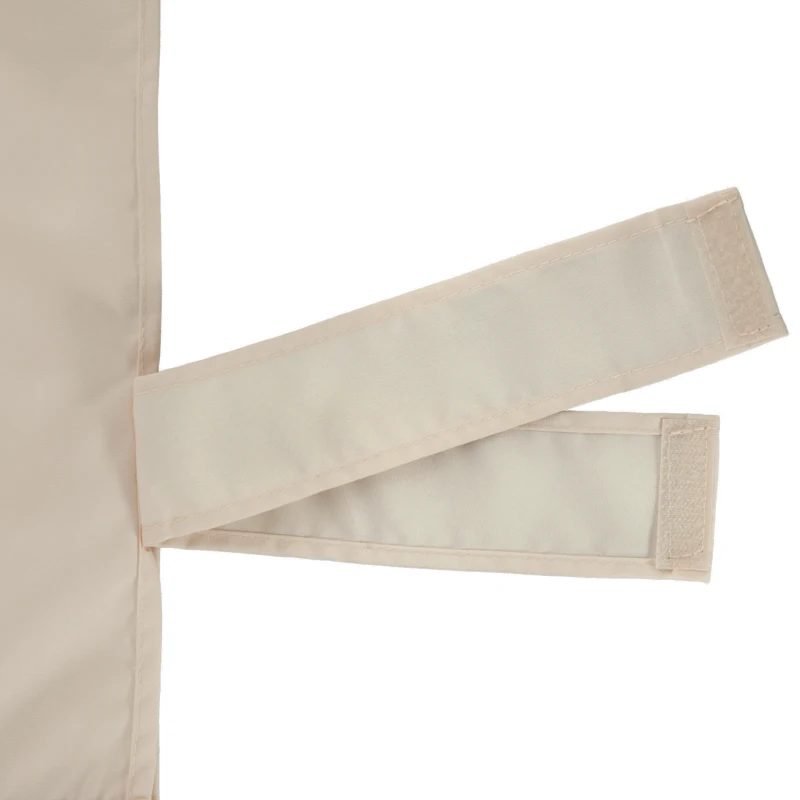 Outsunny Lot de 2 toiles de rechange pergola rétractable 4,9 x 1,2 m pour pergola de 3 x 3 m polyester protection UV kaki clair