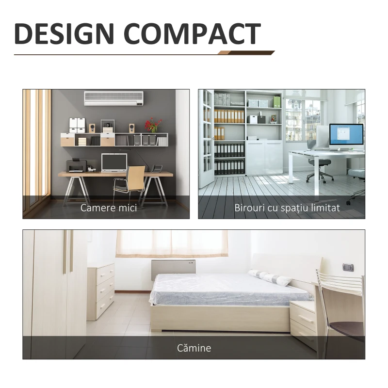 Homcom Birou Biblioteca Multicolor Modern Birou