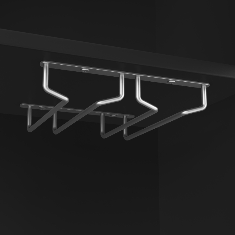 Tall Kitchen Cabinet with 4 Doors & 2 Smooth-Glide Drawers and Adjustable Shelves, Sideboard with Wine Racks, 120L x 40W x 188H cm, Black